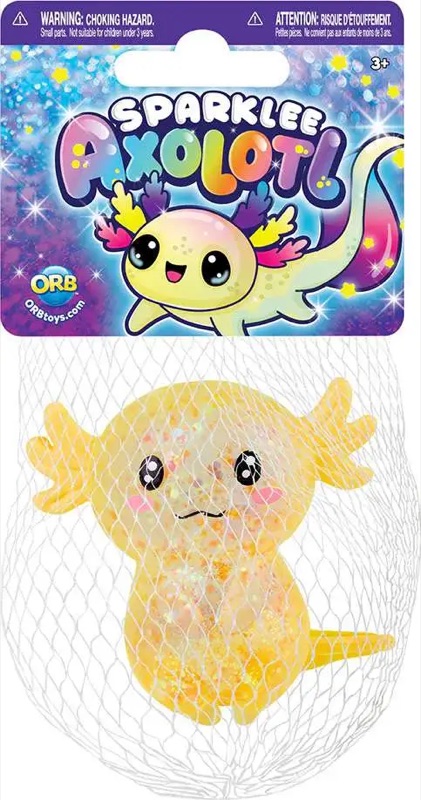 ORB Curiosities Mega Sparklee Axolotl squishy